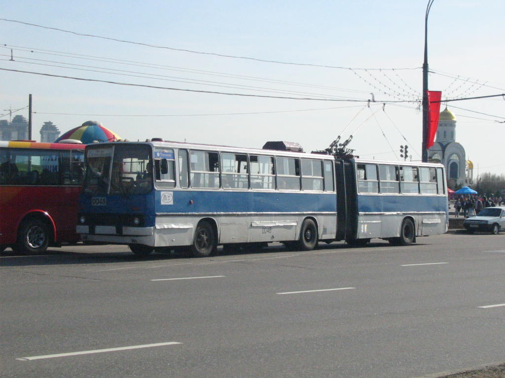 Троллейбус СВАРЗ-Икарус 0048 в удлинённом кузове Ikarus-283