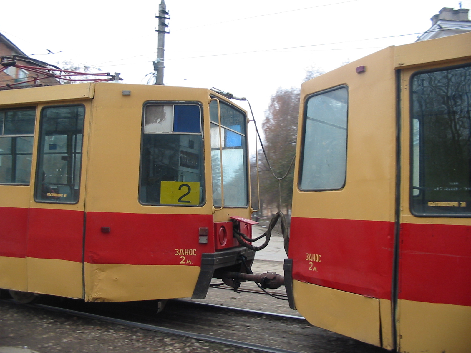 Трамвайный поезд 71-608К 22+21