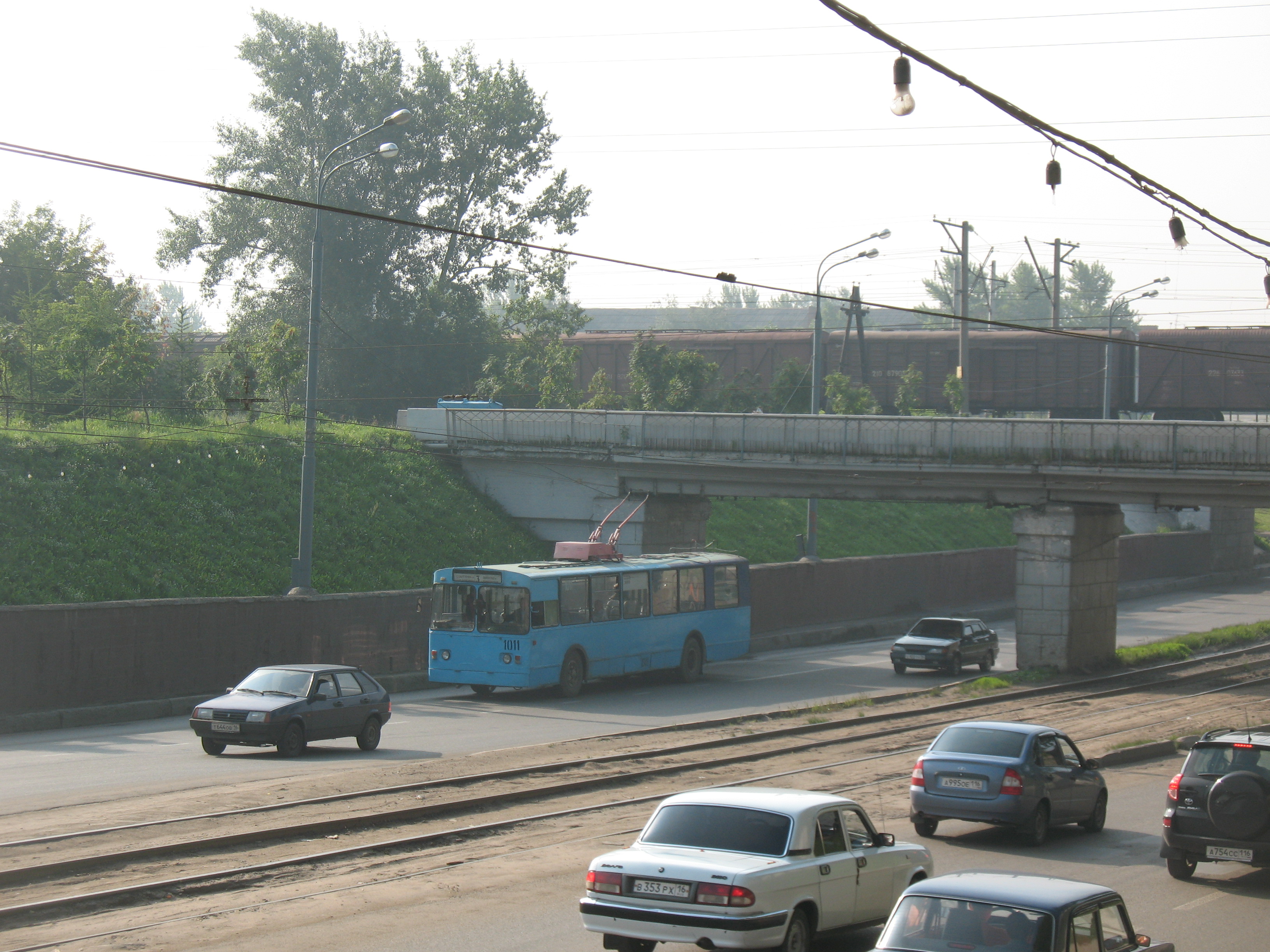 Троллейбус ЗиУ-682В 1011 маршрут 3 (1987-2015)