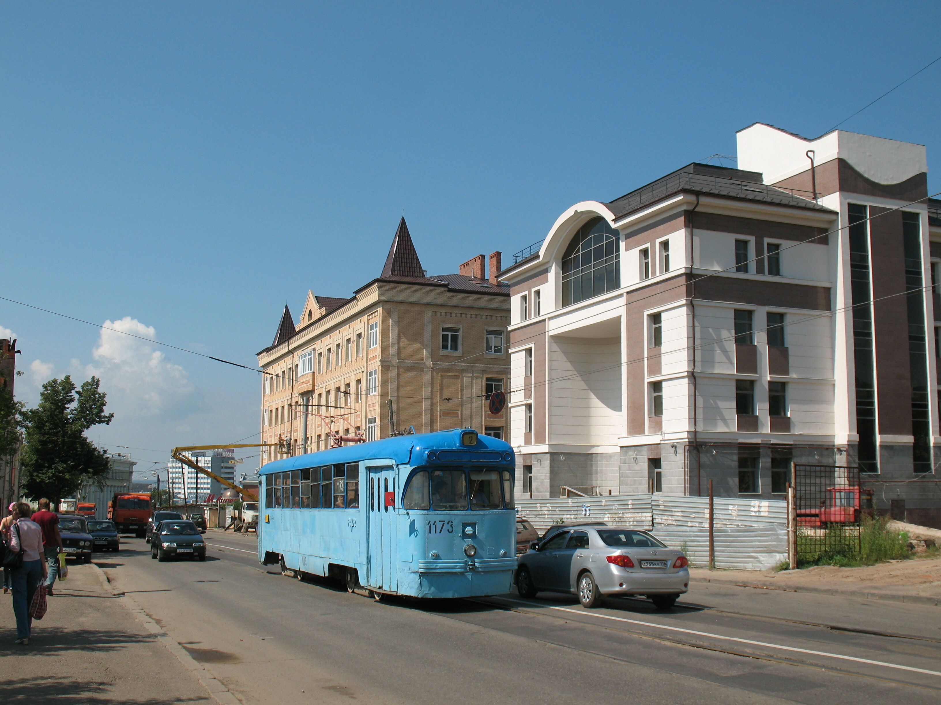 Трамвай РВЗ-6М2 1169, маршрут 2