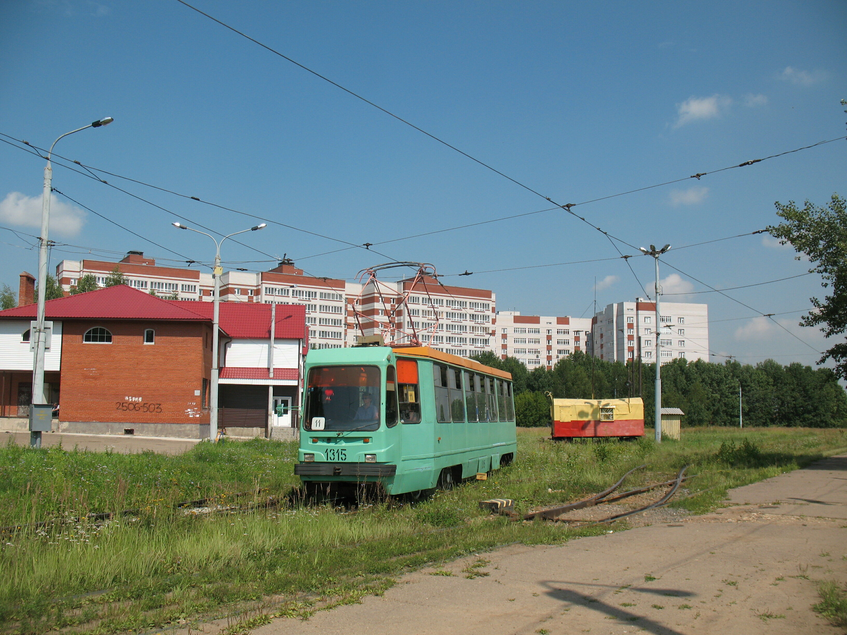 Трамвай ЛМ-99 1315, маршрут 11