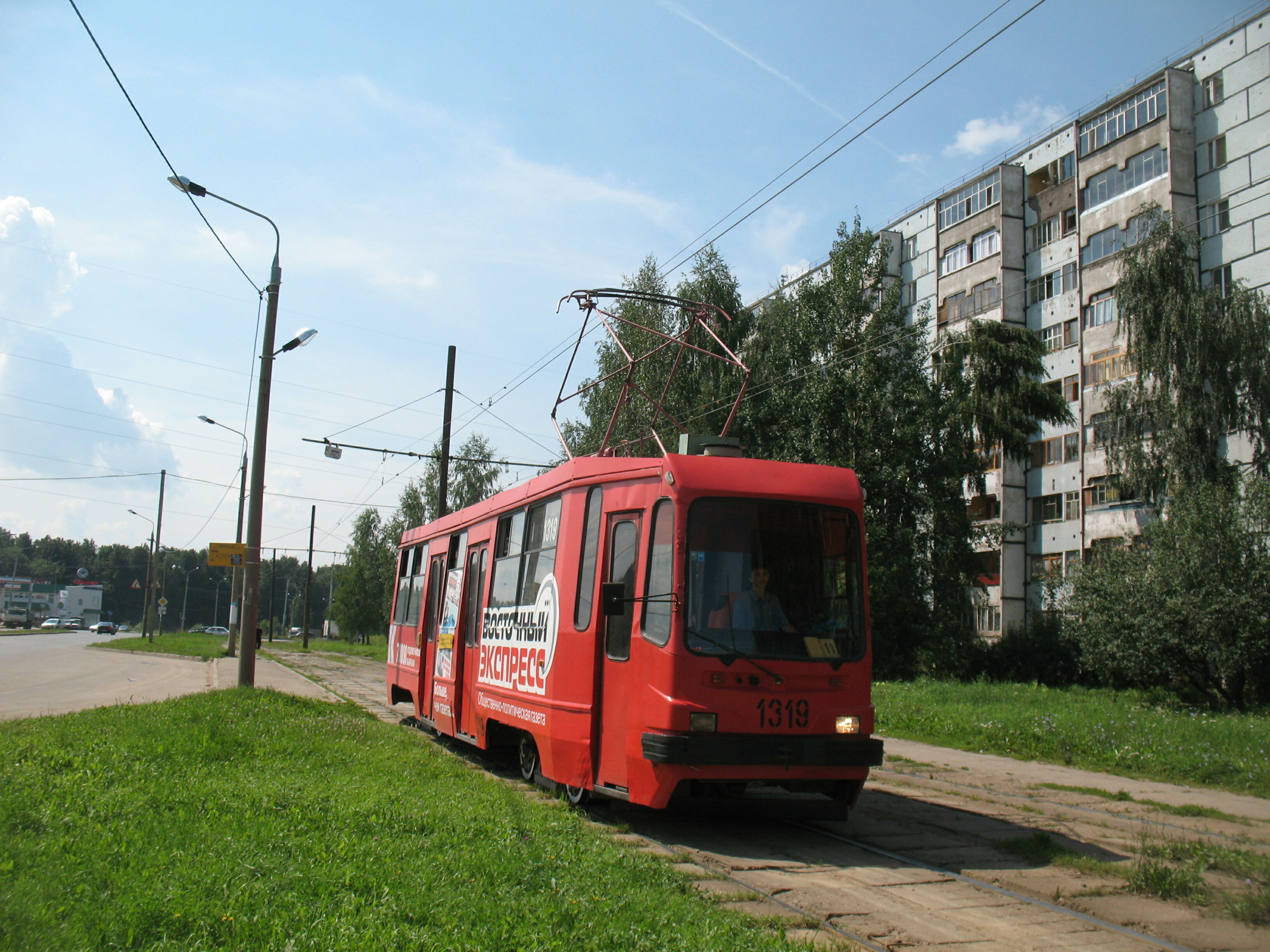 Трамвай ЛМ-99 1319, маршрут 11