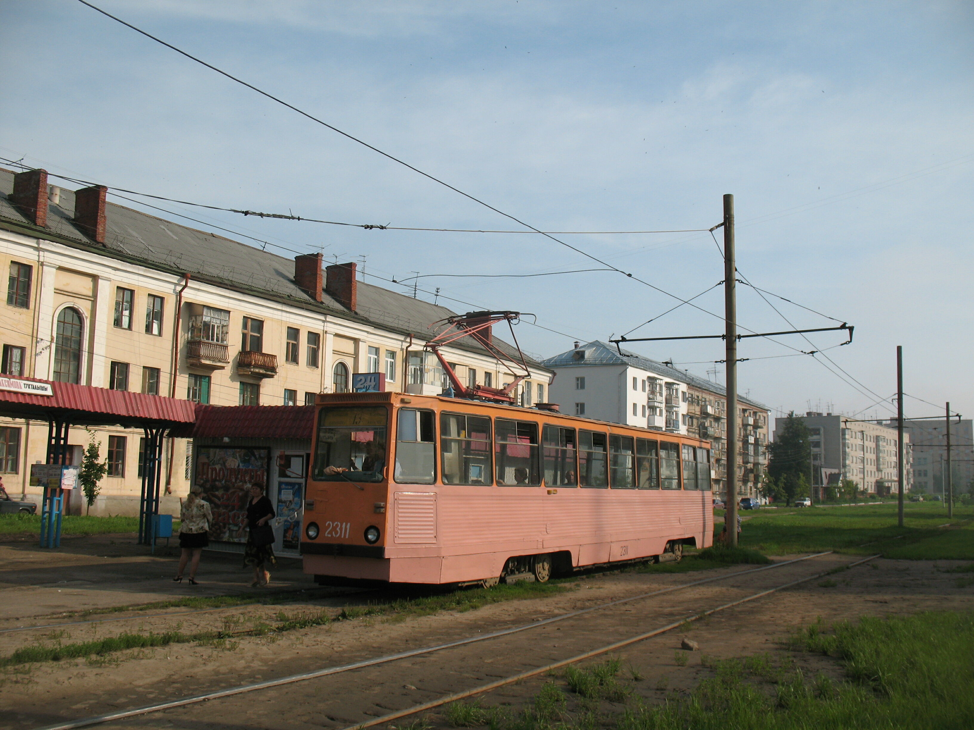 Трамвай 71-605 2311, маршрут 13