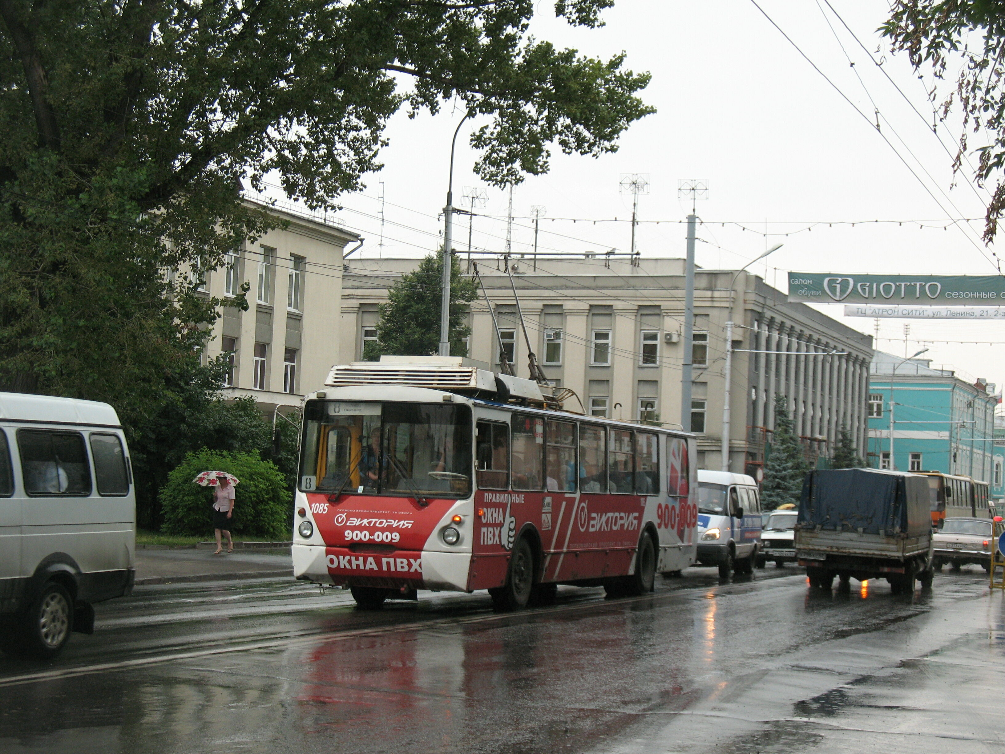 Троллейбус ВЗТМ-5298 1085 (2003-2022) маршрут 8