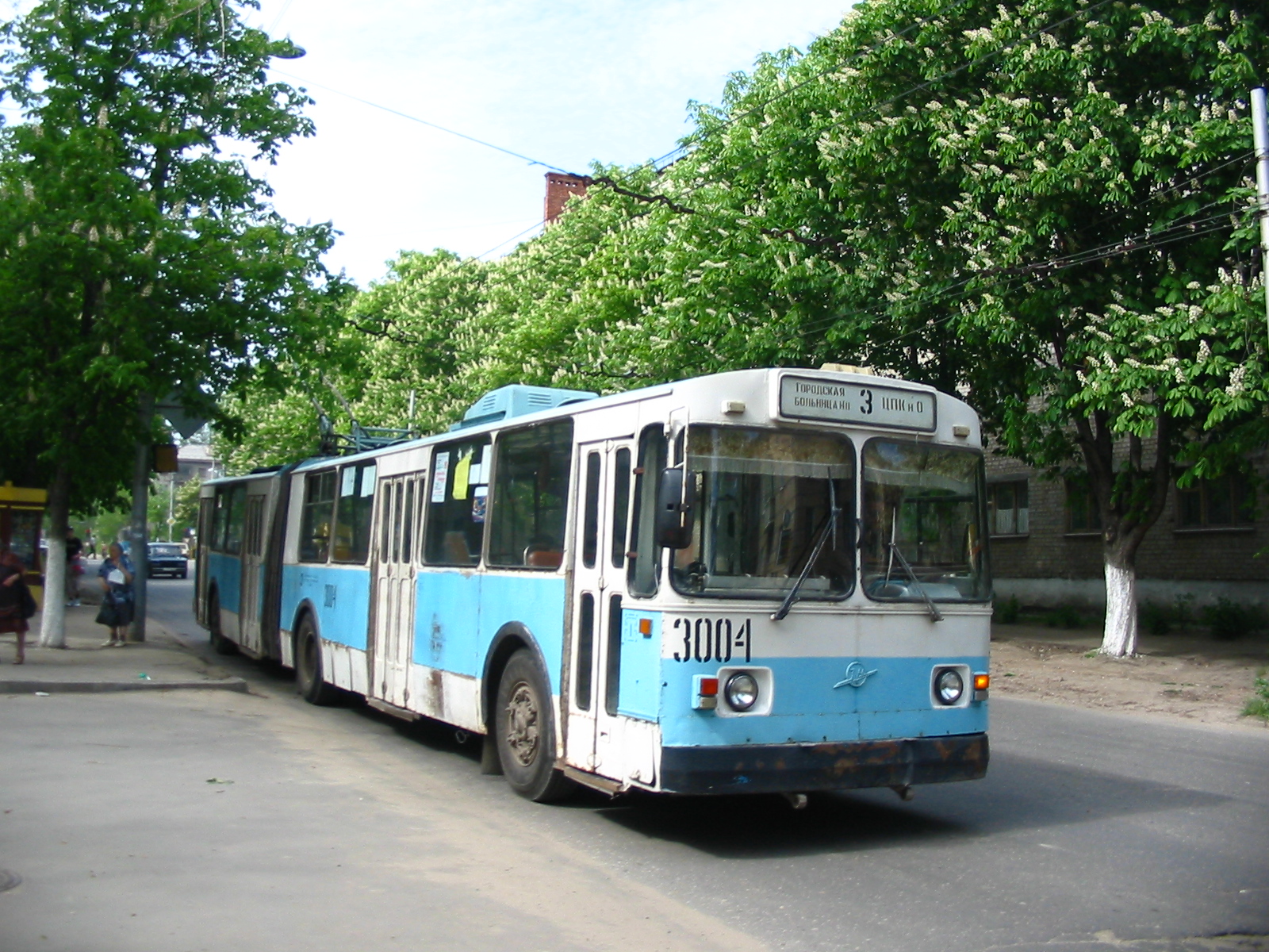 Троллейбус ЗиУ-683Б 3004 (1993-2019) маршрут 3