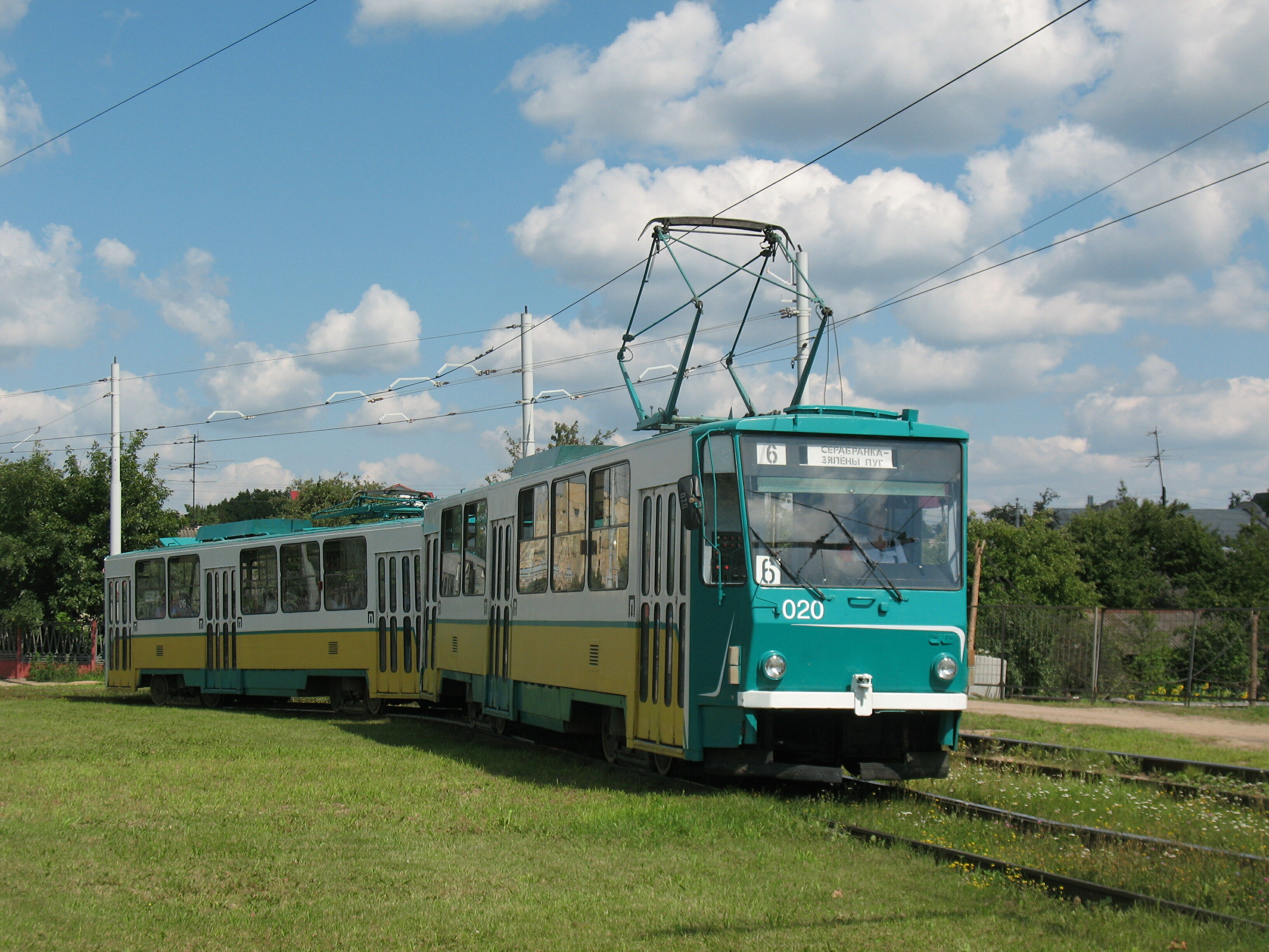Трамваи Tatra T6B5SU 020. Проданы в Нижний Новгород