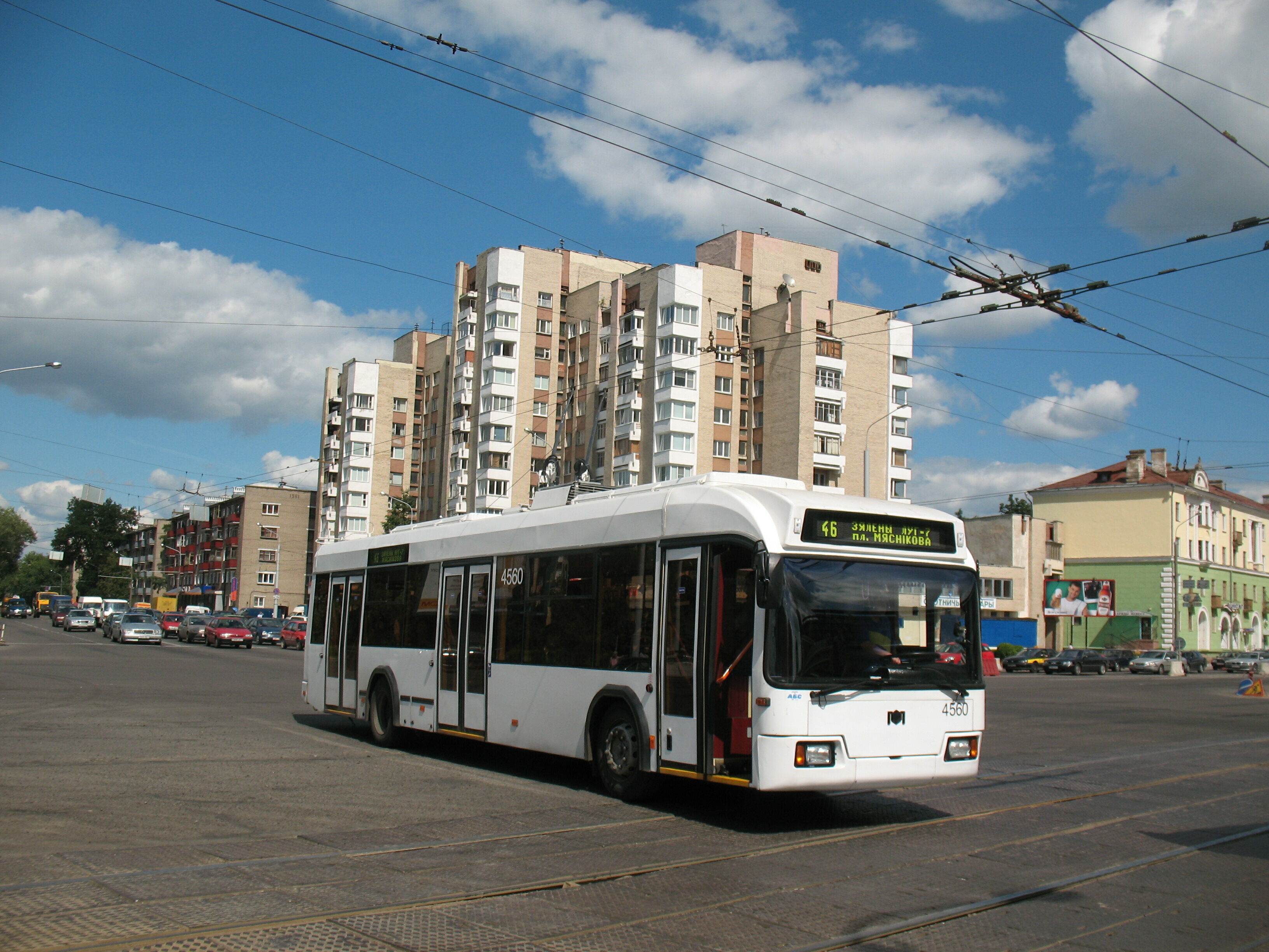 Новый троллейбус БКМ-321 4560